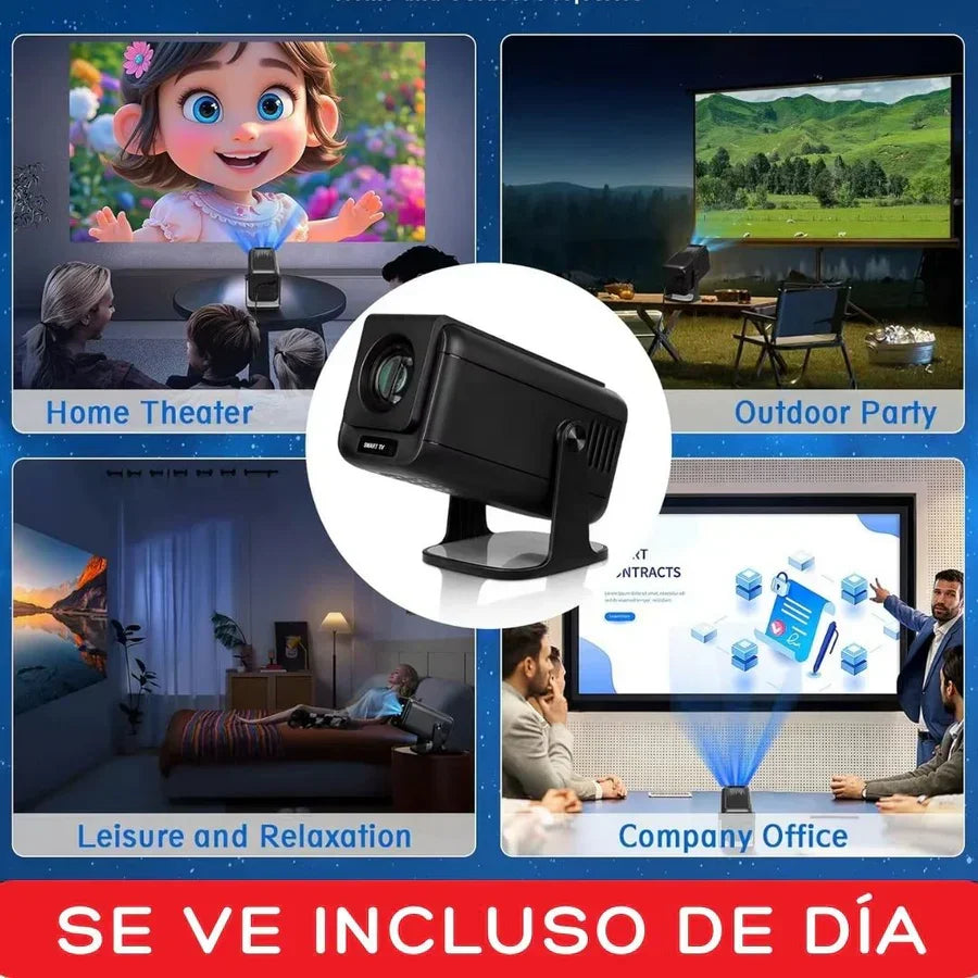 🎬 Proyector CineNova Pro Max 4K | Android 13 + WiFi 6 + Trípode — foto 5