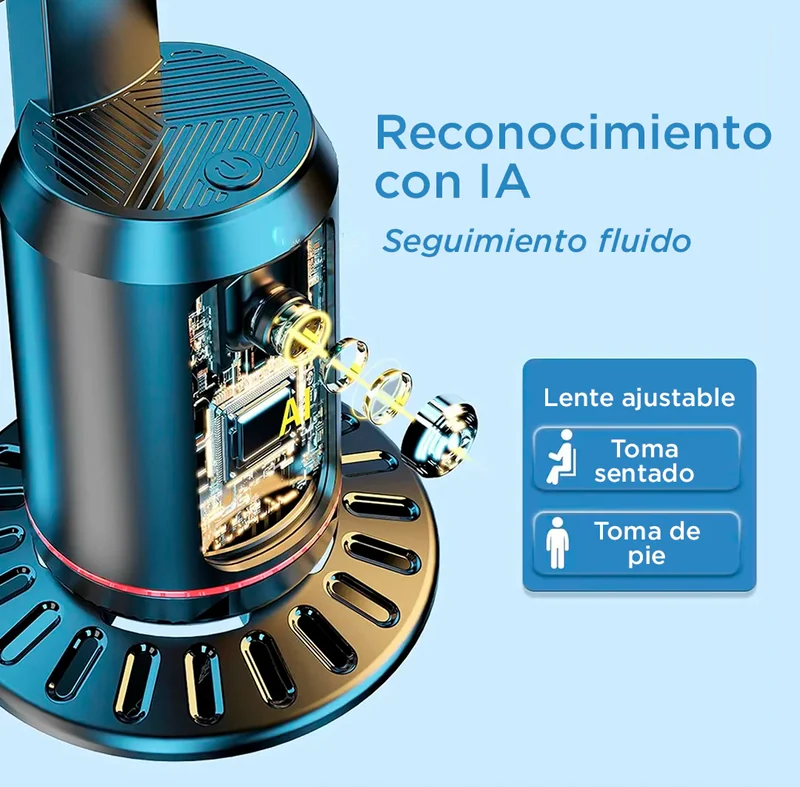Trípode con seguimiento facial IA +Giro 360° — foto 3