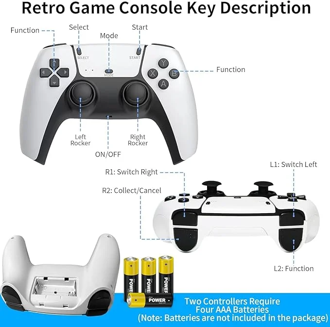 Gamestick Gamer Pro 2025 30000+ juegos 52 emuladores — foto 2