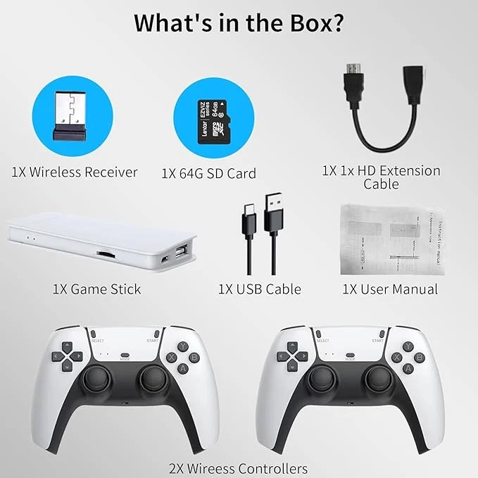 Gamestick Gamer Pro 2025 30000+ juegos 52 emuladores — foto 3