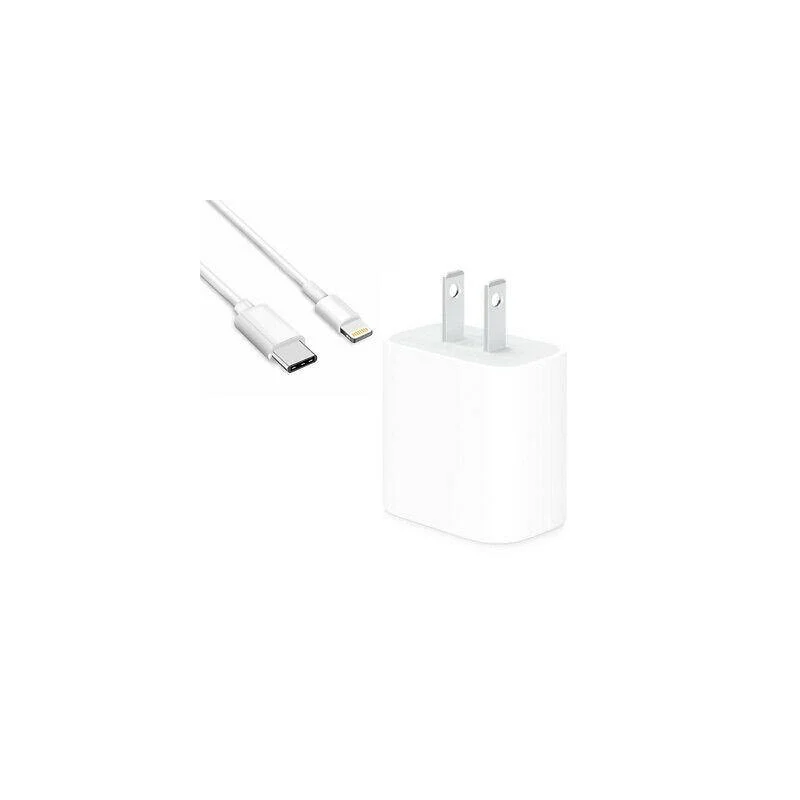 Pack Carga Rápida: Cubo USB-C 20W+ Cable USB-C a Lightning o USB-C a USB-C — foto 2
